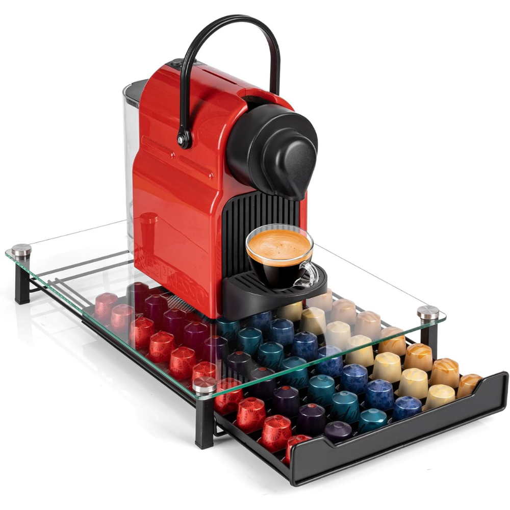 Pigna Nespresso Coffee Pod Storage Drawer (Holds 60 Pods) - Coffee Station
