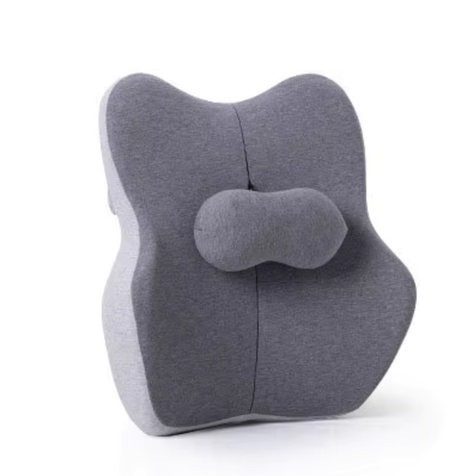 Pigna Ergonomic Memory Foam Chair Back Support - Adjustable Cushion