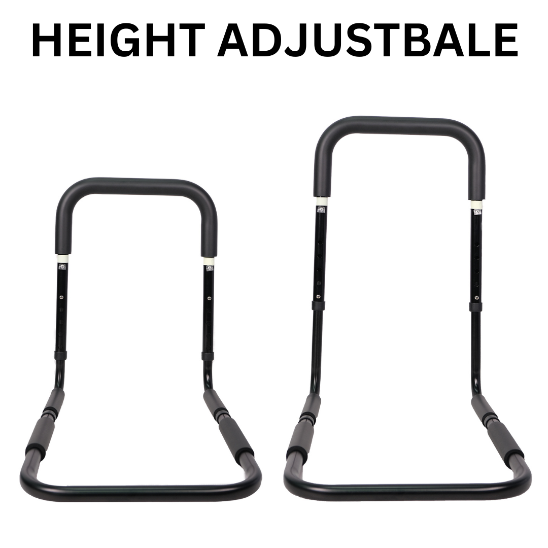 Pigna Bed Side Assist Rail for Elderly Adults - Adjustable & Storage Bag
