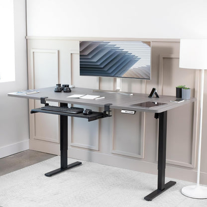 Pigna Pull Out Keyboard Tray (Large & Extra Sturdy) - 83cm x 28cm