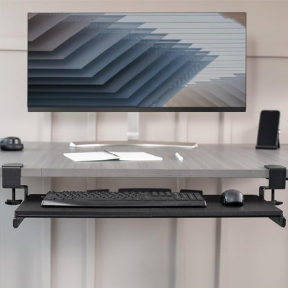 Pigna Pull Out Keyboard Tray (Large & Extra Sturdy) - 83cm x 28cm
