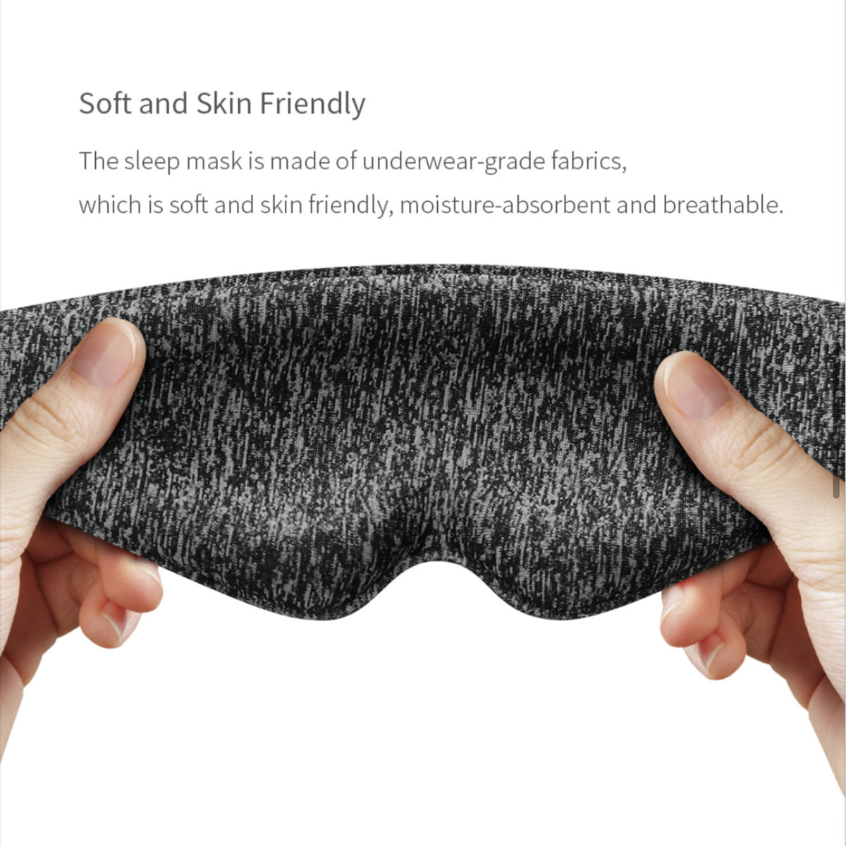 Pigna Blackout Sleep Eye Mask (Soft & Breathable)