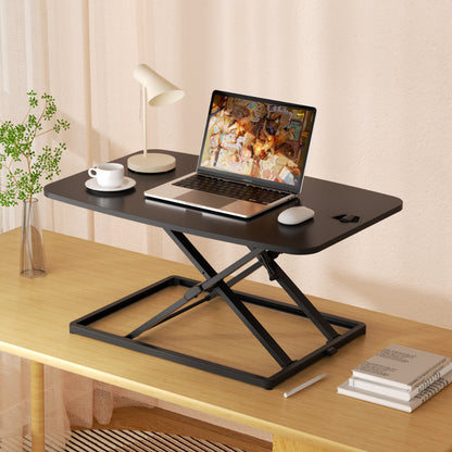 Pigna Sit-Standing Desk Converter with One Touch Gas Spring - 80cm x 50cm